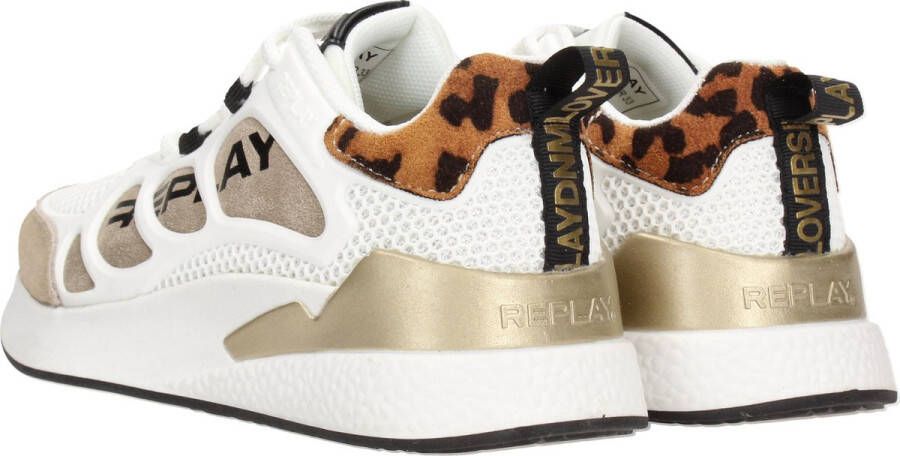 Replay Maze JR Suede JS540002S-3094 Beige Goud
