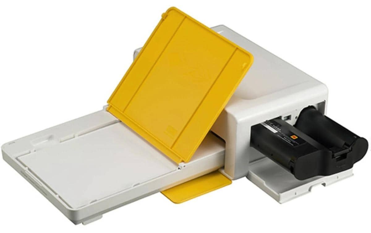 Fotodrucker Instant Dock - Weiss<br>Andocken und Aufladen des Handys und sofortiges Drucken der Lieblingsfotos