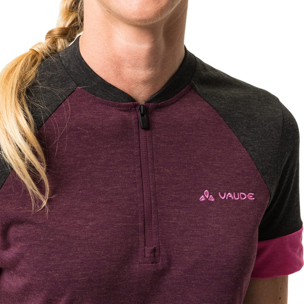VAUDE Altissimo Q-Zip Radtrikot Damen cassis