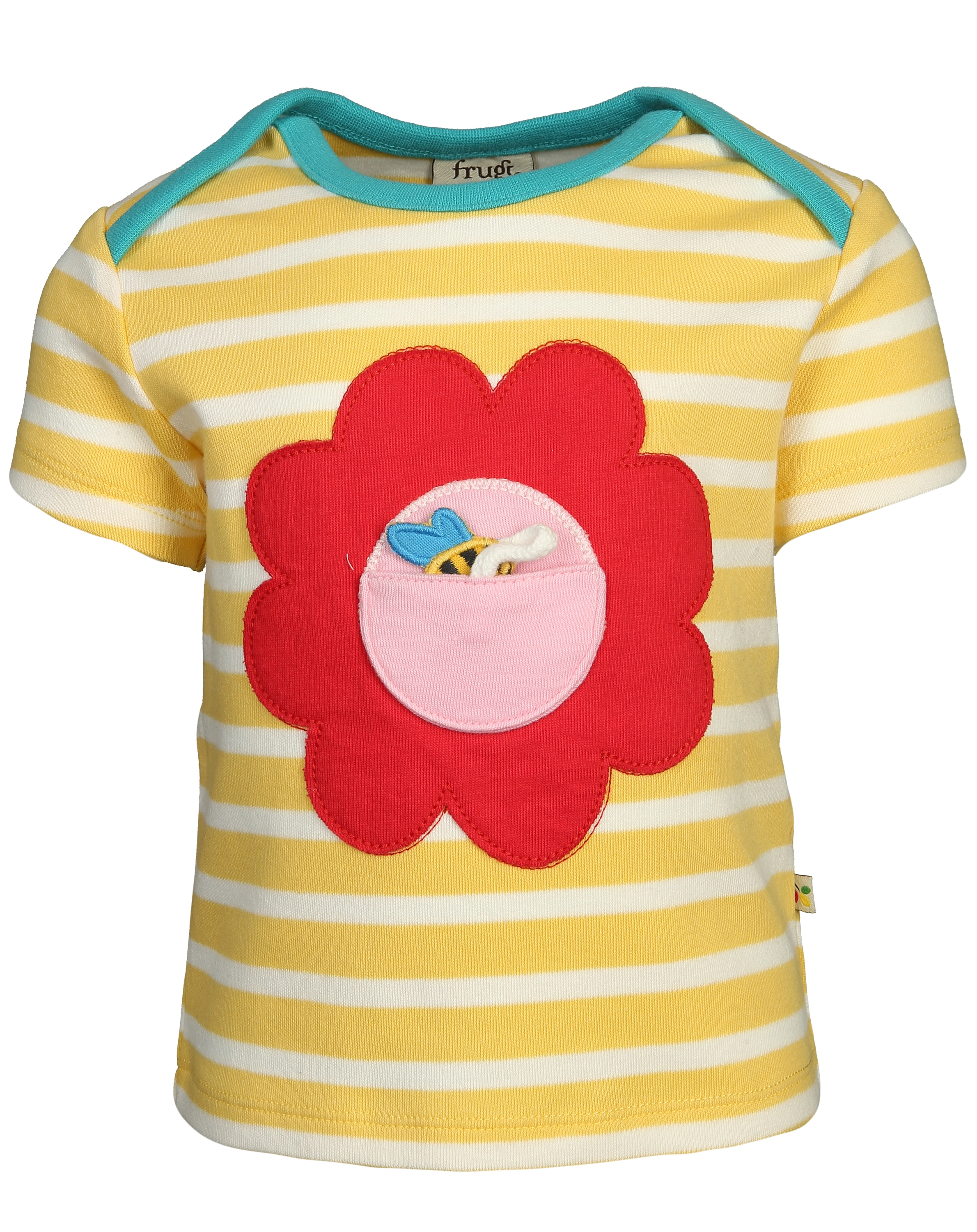 T-Shirt BOBSTER - BEE gestreift in gelb