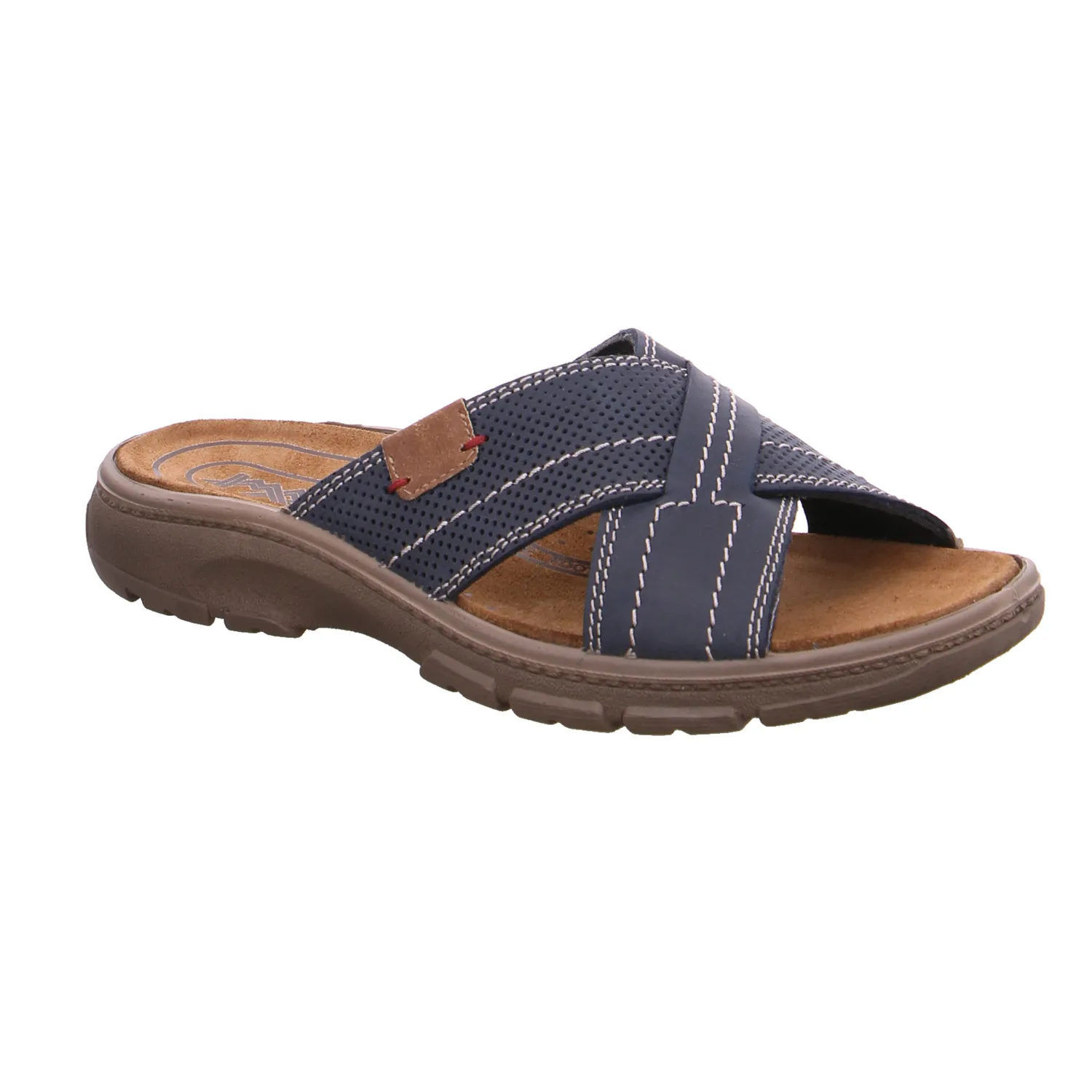 IMAC Offene Schuhe Blau Leder