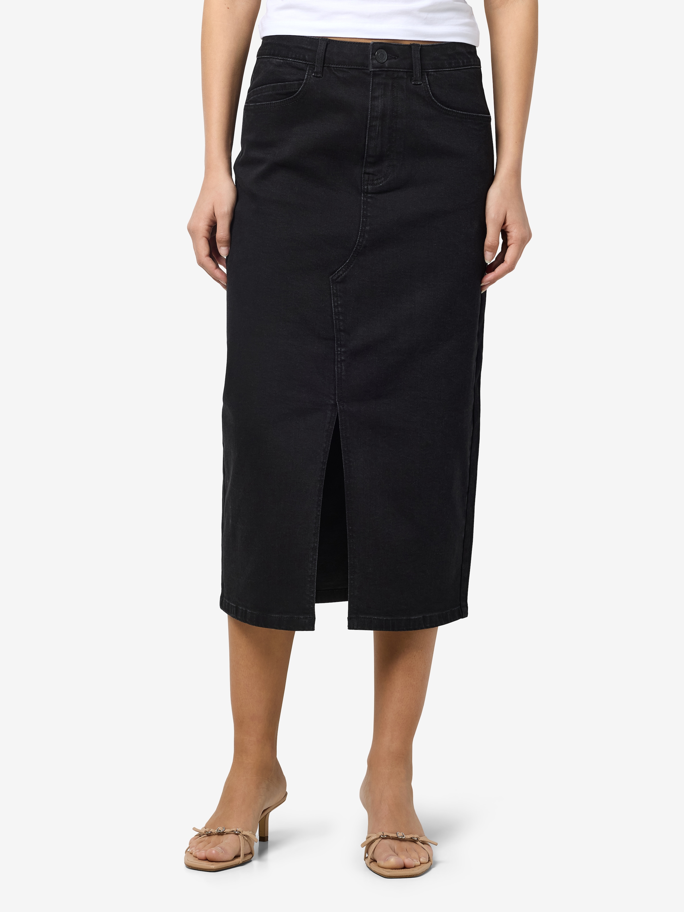 Noisy may Jeansrock »NMKATH NW SLIT MIDI SKIRT VI478BL NOOS«