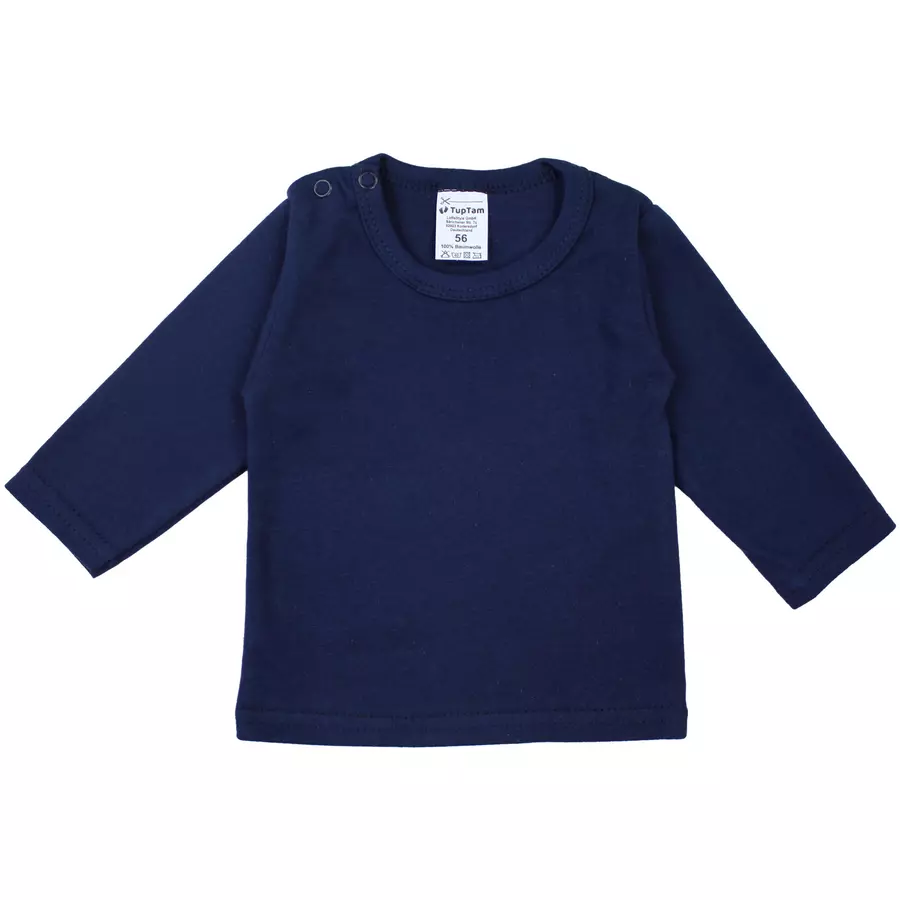 TupTam Baby Jungen Langarmshirt 5er Set blaugrau