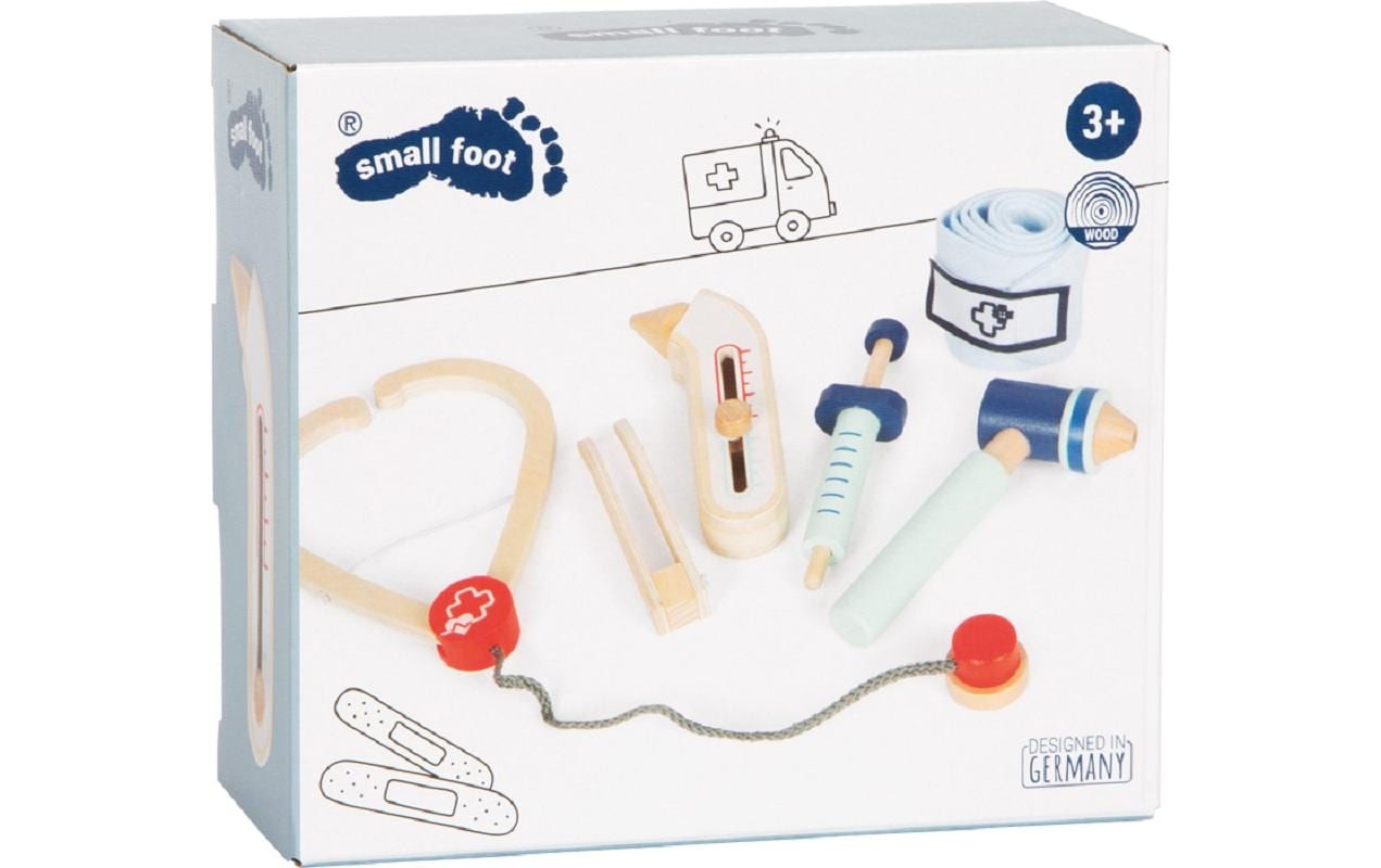 Arzt SpielsetArztspielzeug-Set aus robustem Holz