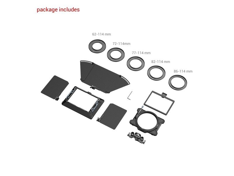 Smallrig Multifunctional Modular Matte Box (114 mm) Basic K Multifunktionale modulare Matte Box