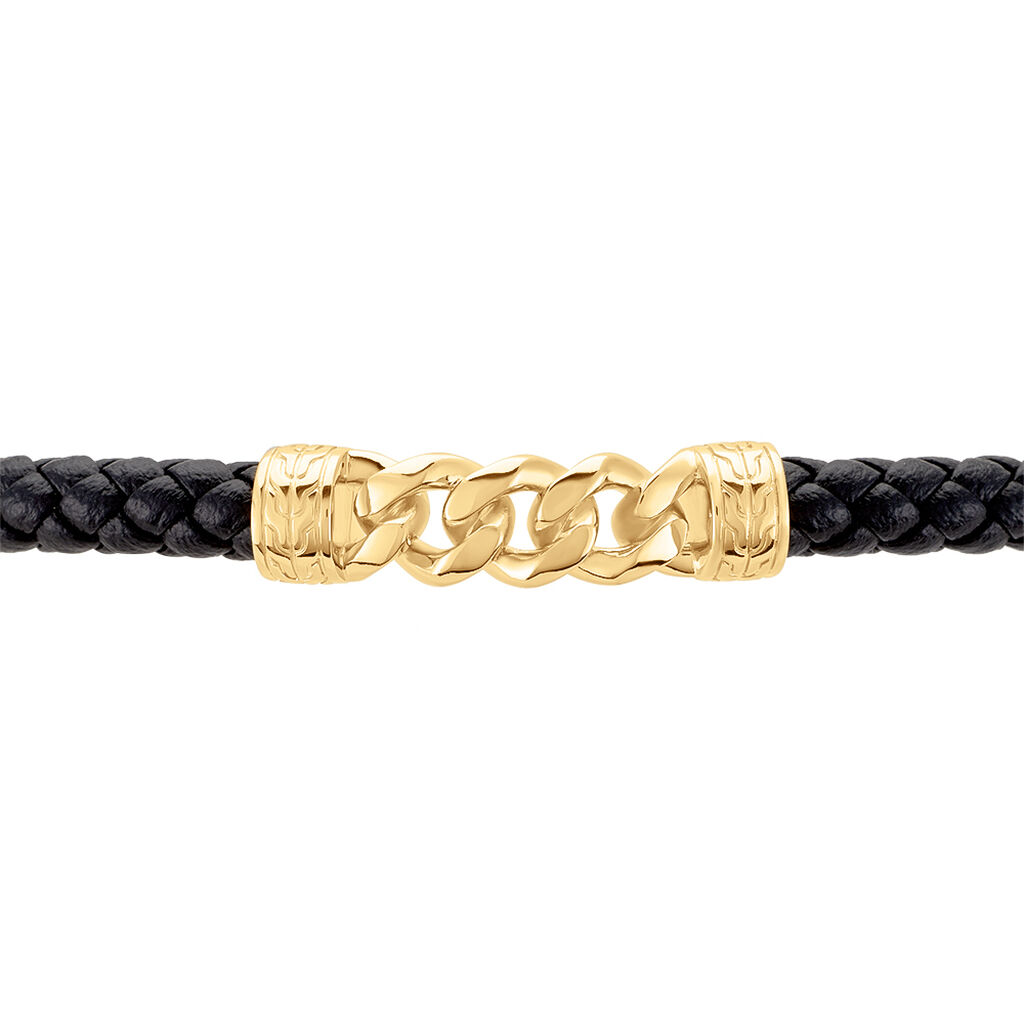 Bracelet Mani Plaque Or Doré