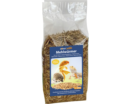 Meelwormen in een zak van 500 g