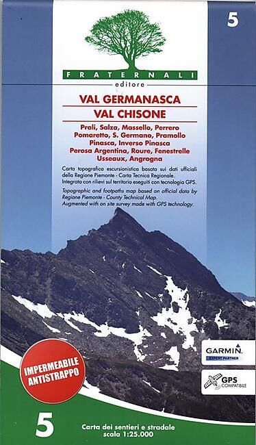 FRATERNALI - 5 VAL GERMANASCA ECHELLE 1 25 000