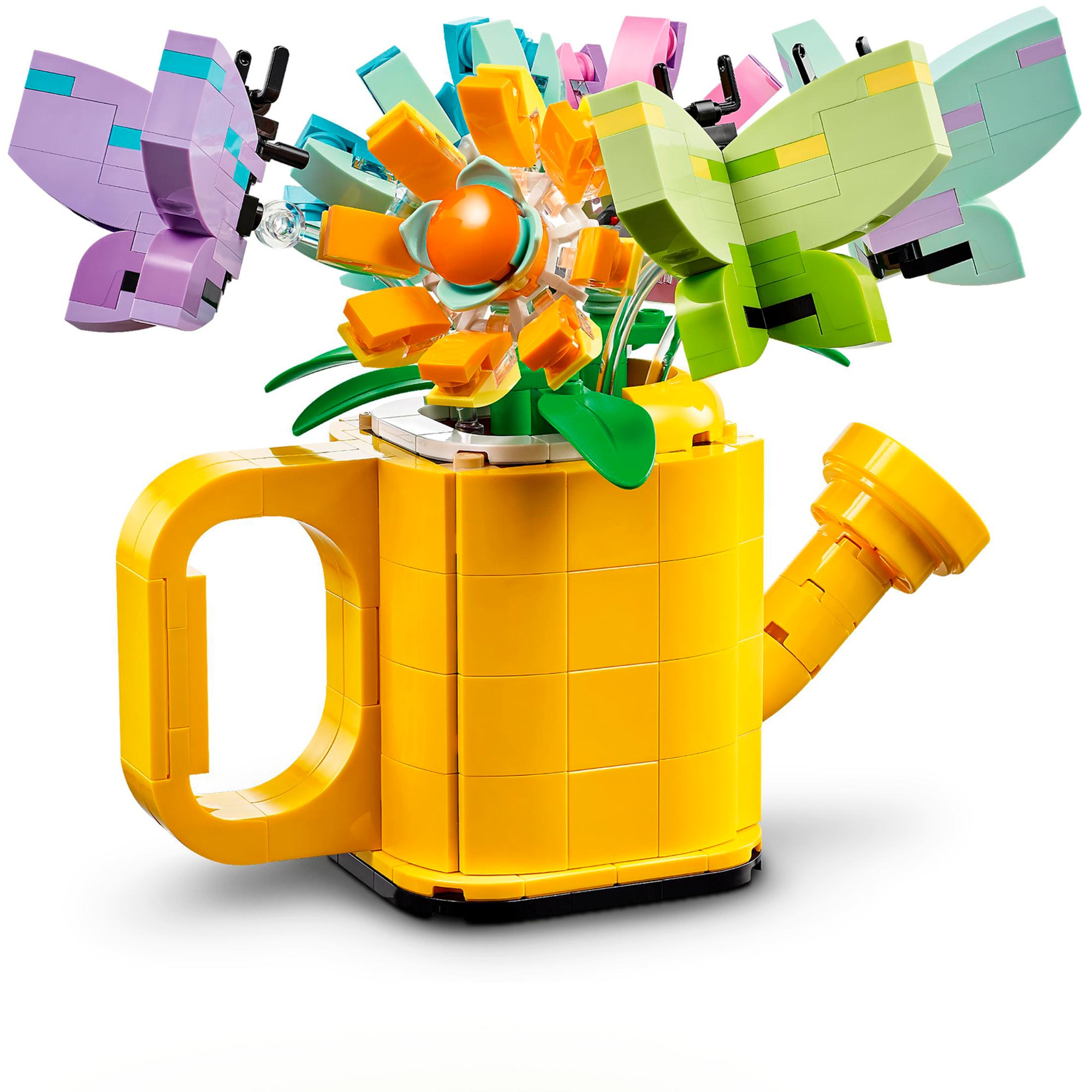 LEGO Konstruktionsspielzeug Creator 3-in-1 Gießkanne mit Blumen