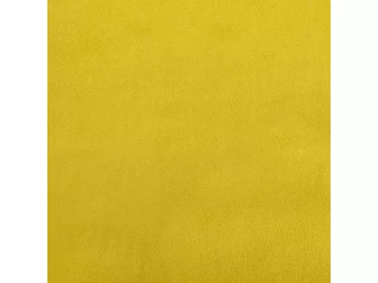Canapé à 2 places Jaune 140 cm Velours