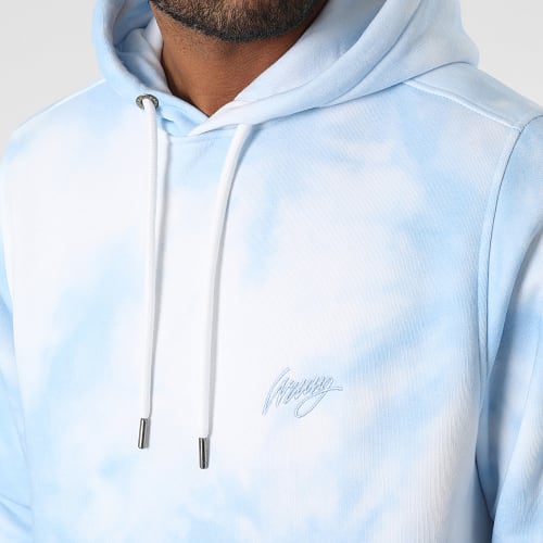Sweat Capuche Tye Fresh Bleu Ciel