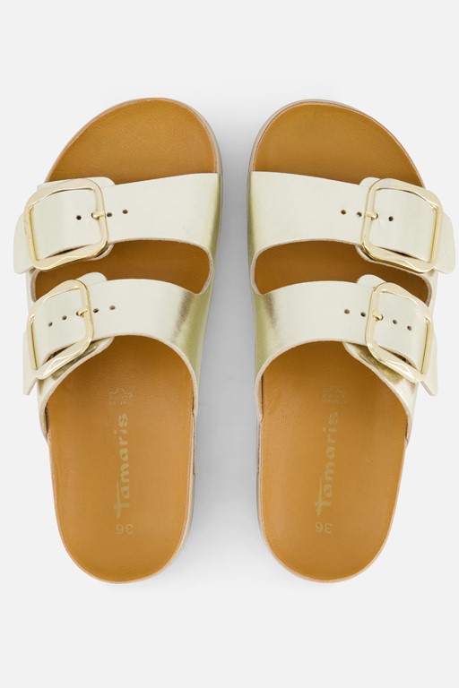 Tamaris Sandalen goud Leer