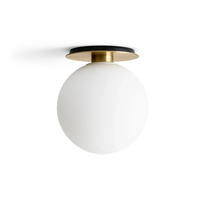 Audo - TR Wand- und Deckenleuchte, Messing / Leuchtmittel matt opal