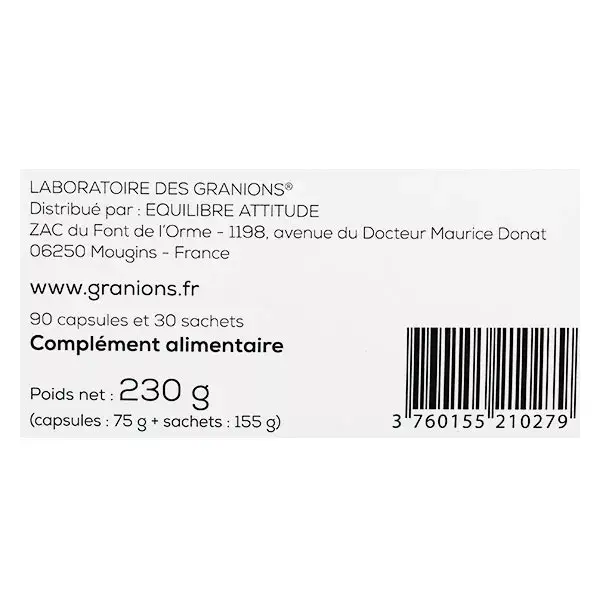 Granions Conceptio Fertilidade Masculina 90 cápsulas e 30 sachês