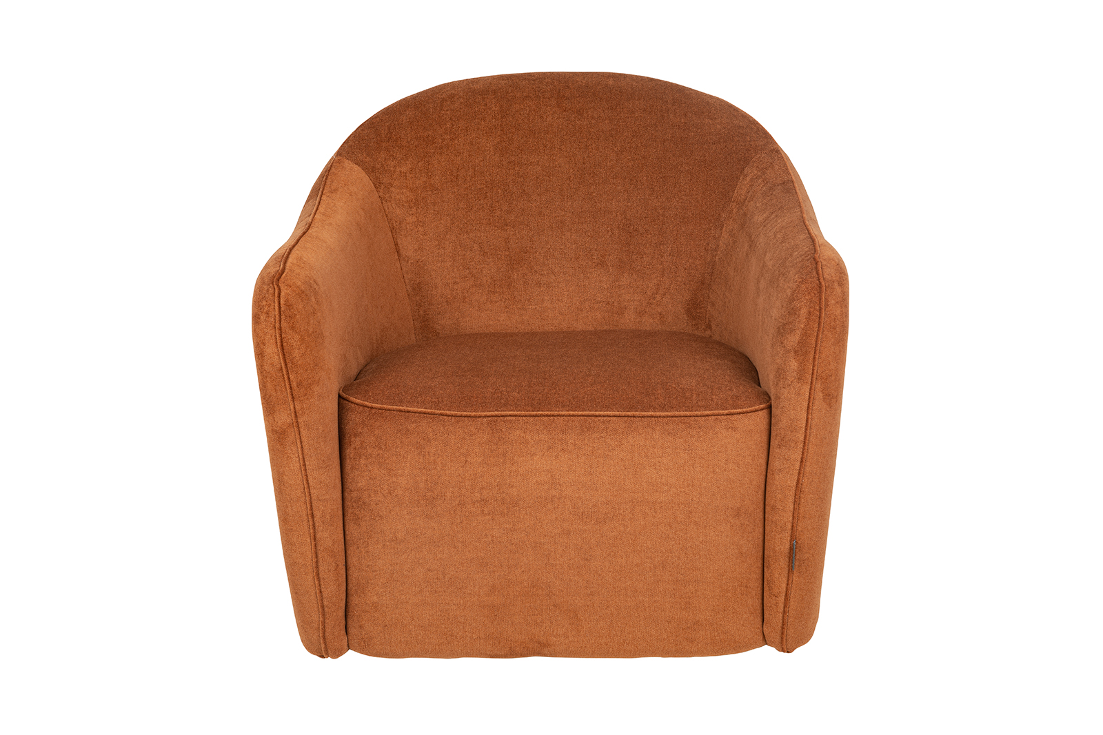 Beetle hvilestol I tekstil Velvety bronse med sorte metallben. Comfort C1