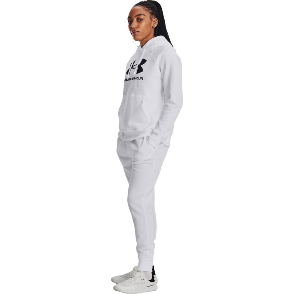 Under Armour RIVAL FLEECE - Jogging Femme blanc