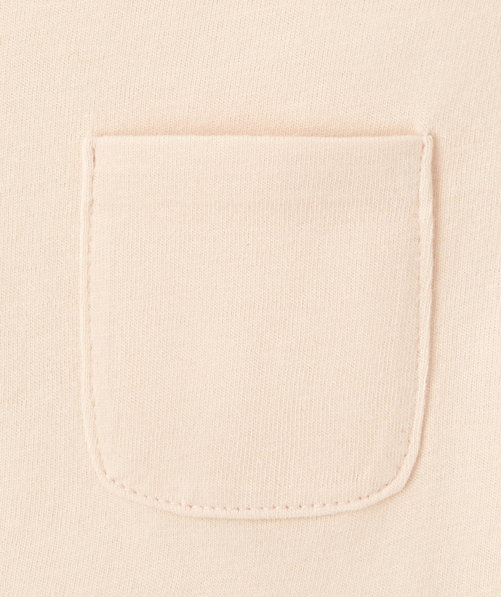 T-SHIRT BÉBÉ FILLE EN COTON BIO ROSE PÂLE