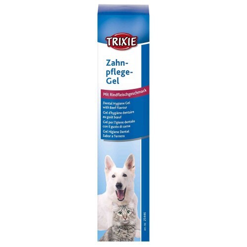 Gel de higiene bucal, sabor carne, odor neutro