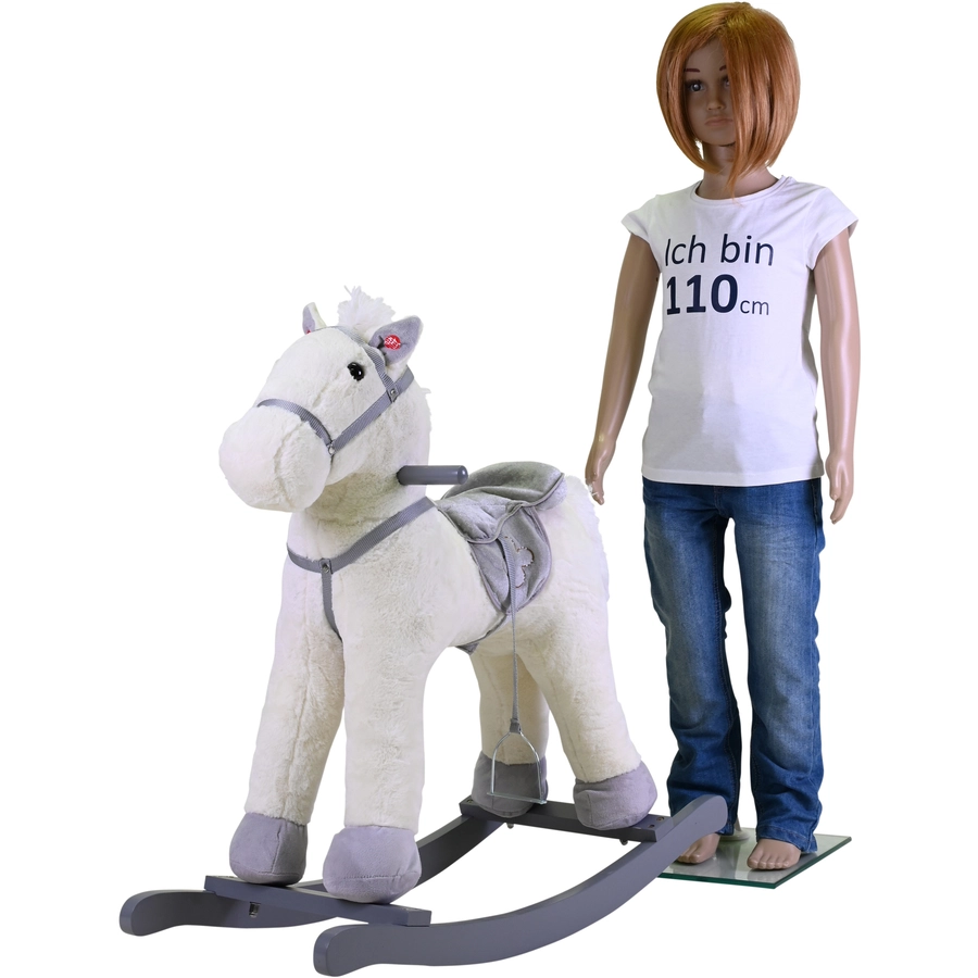 knorr toys® Schaukelpferd Edda weiß