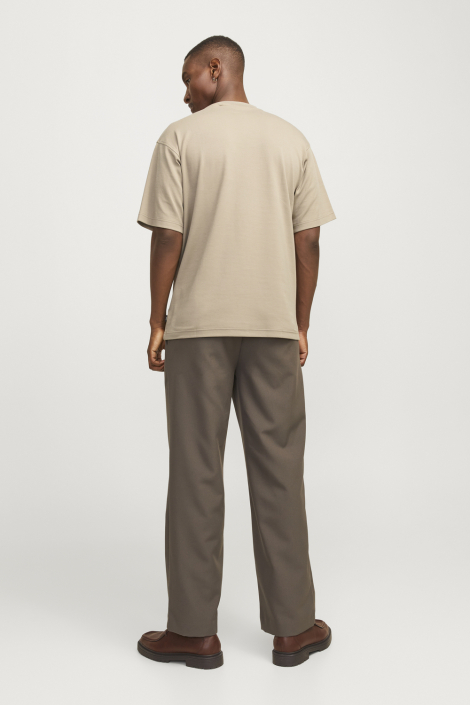 Jack & Jones beige heren t-shirt