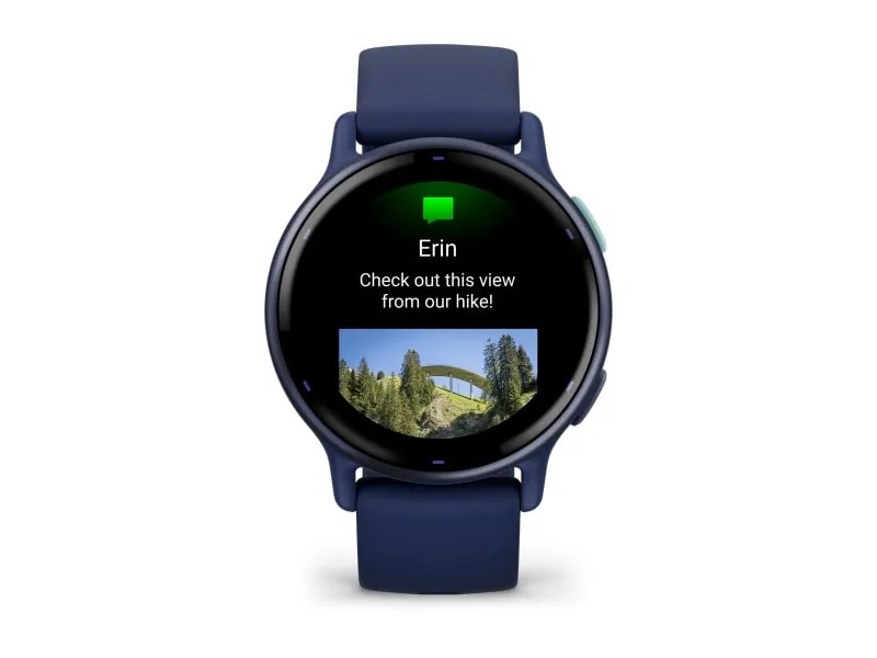 Garmin vívoactive 5 - Marine - smart ur med bånd - silikone - håndledsstørrelse: 125-190 mm - display 1.2