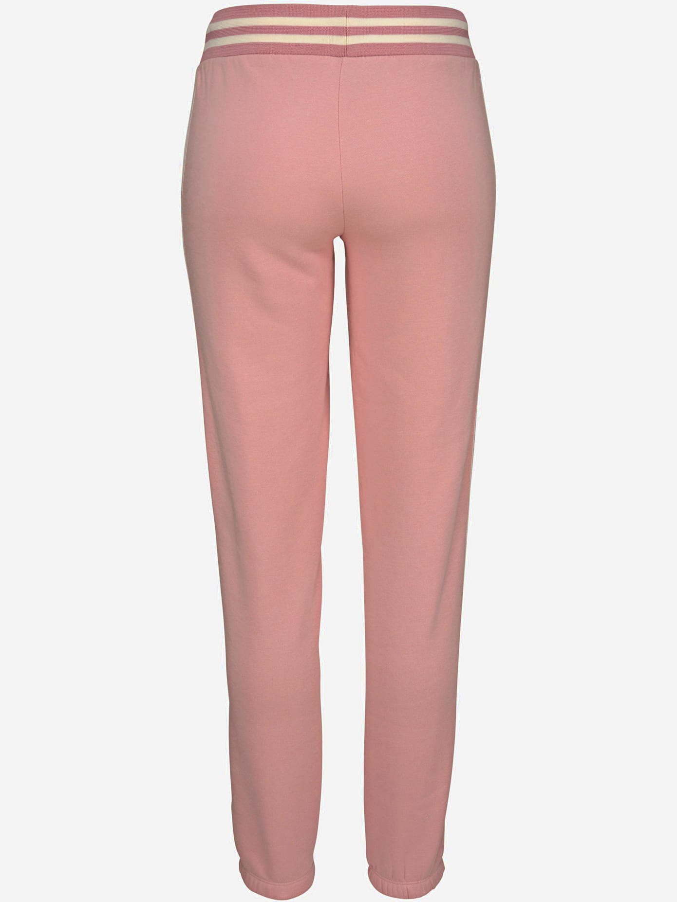 Pantalon détente short molletonné avec bandes aspect crochet