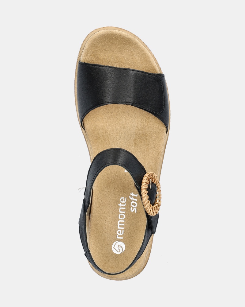 Remonte Sandalen  - zwart