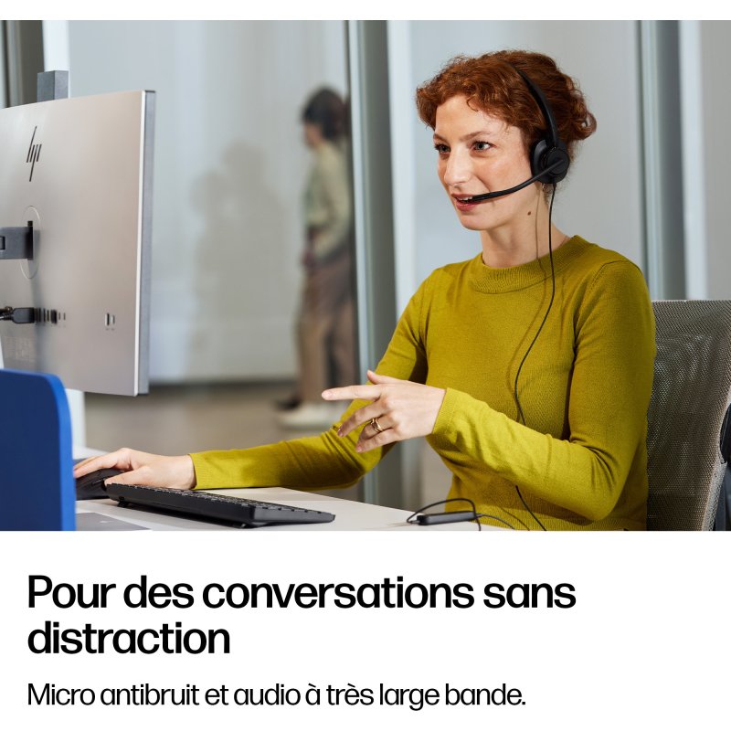 HP Poly Micro-casque filaire USB binaural Mission 425