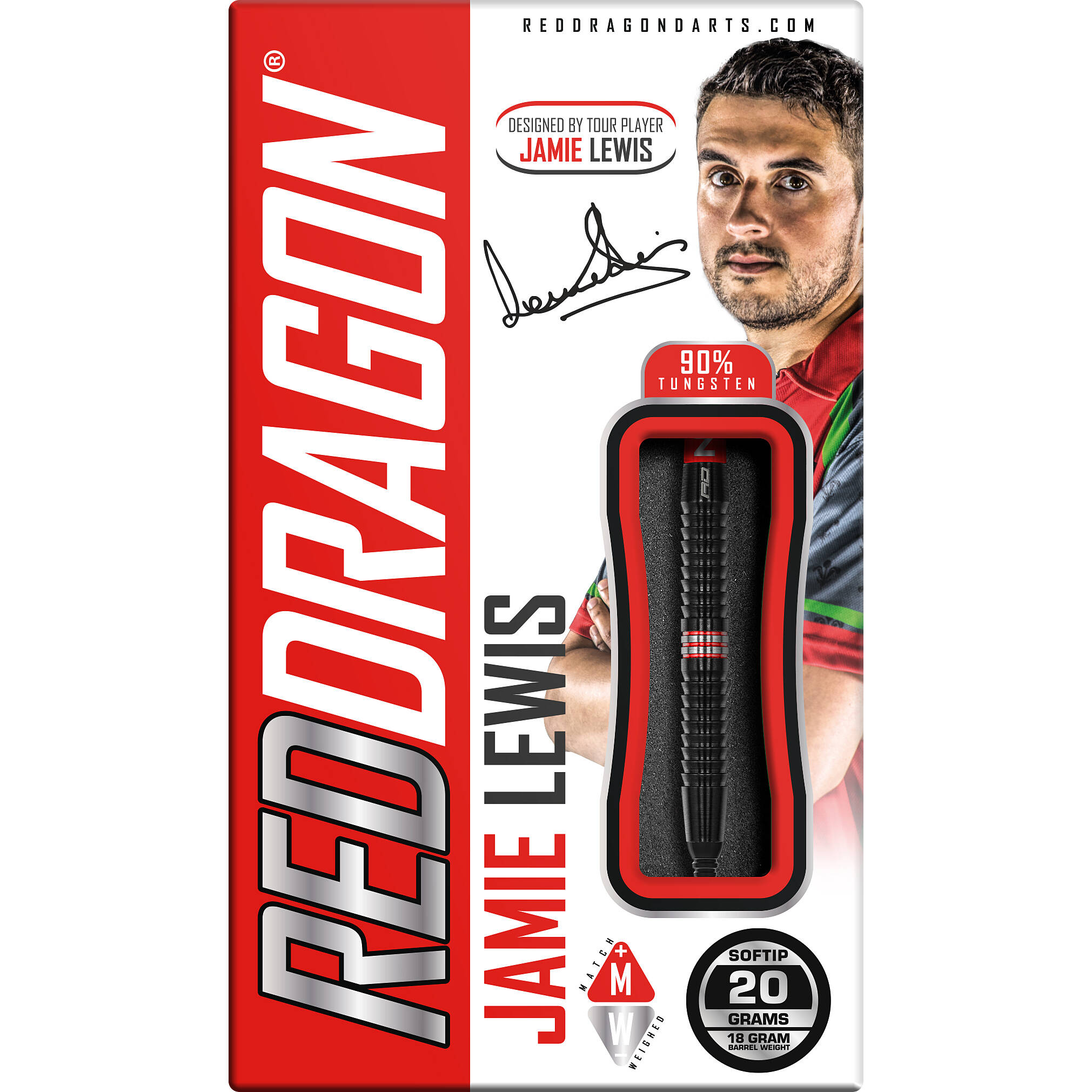 Red Dragon - Jamie Lewis SE - Softdart