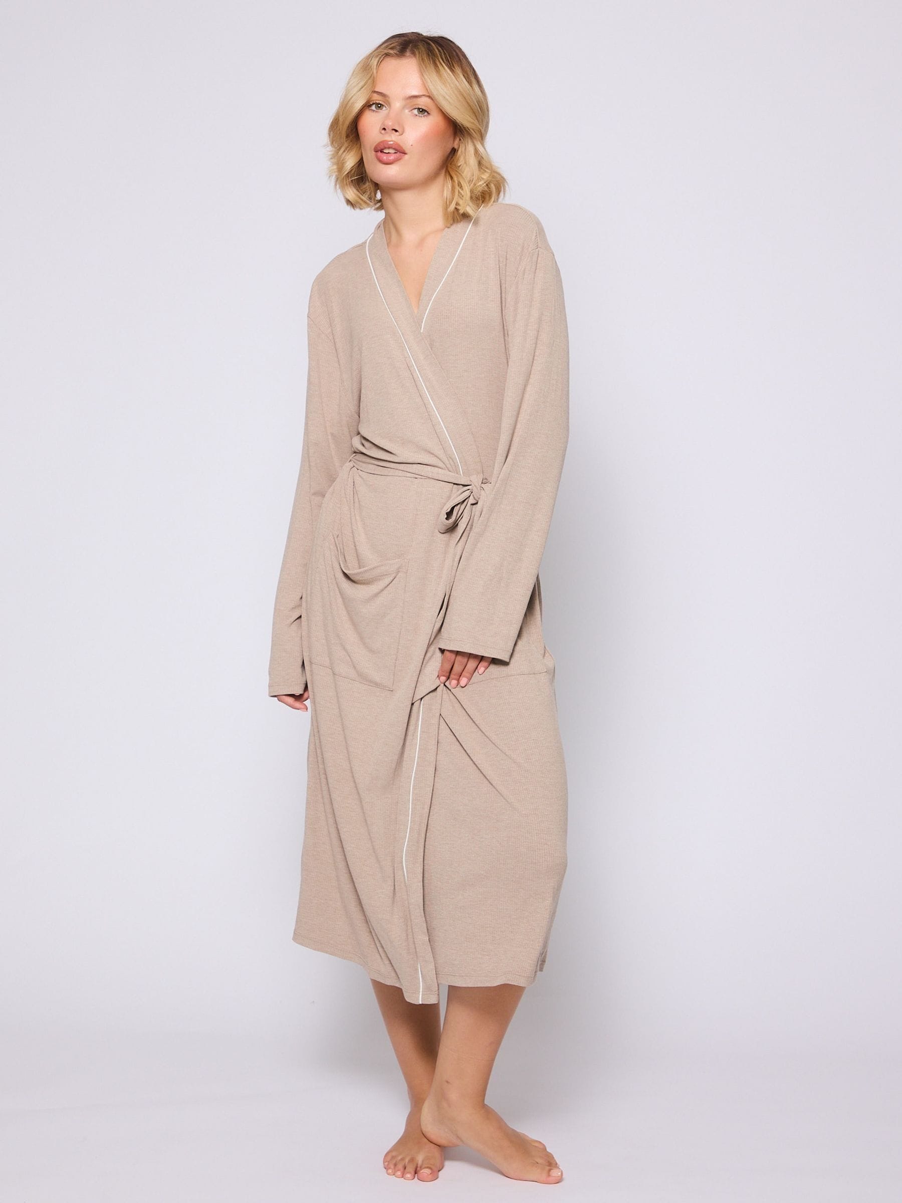 Bruin - Loungeable Rib Kimono Dressing Gown