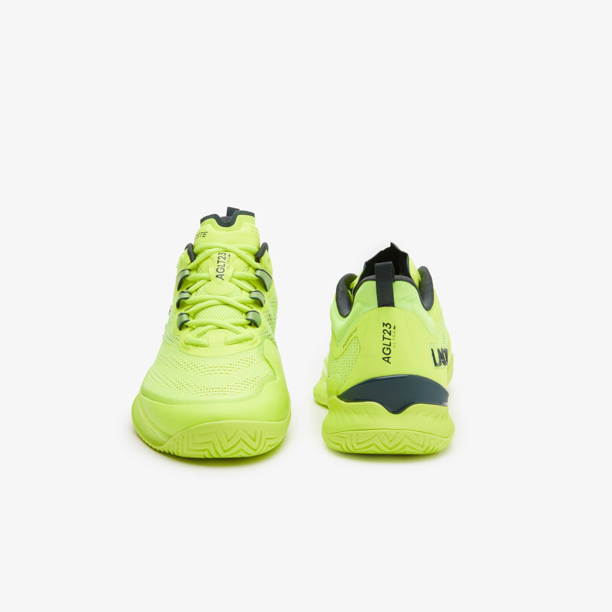 Chaussures de tennis AG-LT23 Ultra homme Lacoste en piqué technique Performance - Jaune - Lacoste - Homme