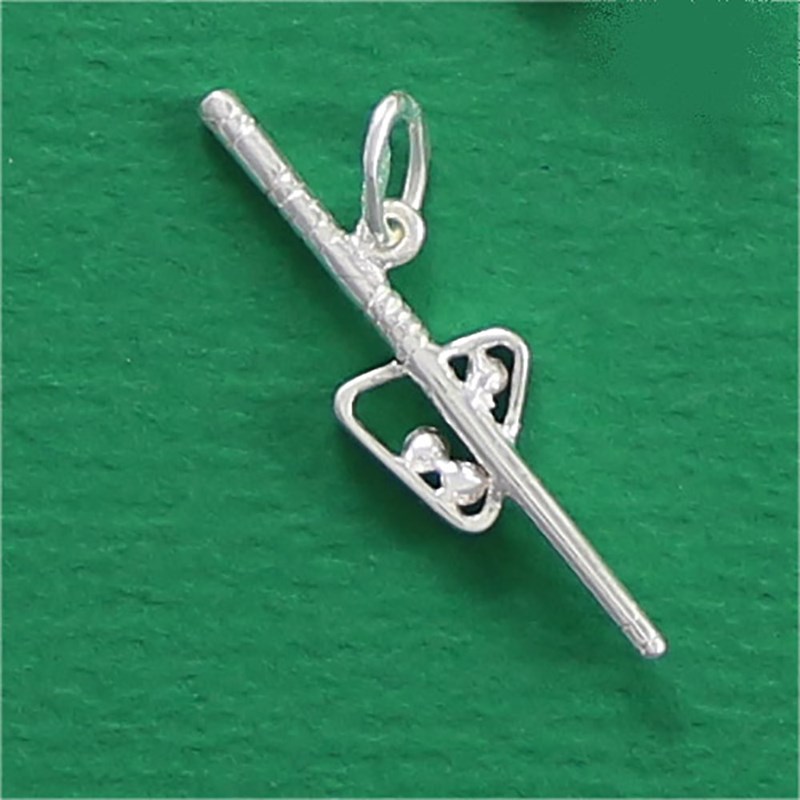 Pendentif billard - Argent massif