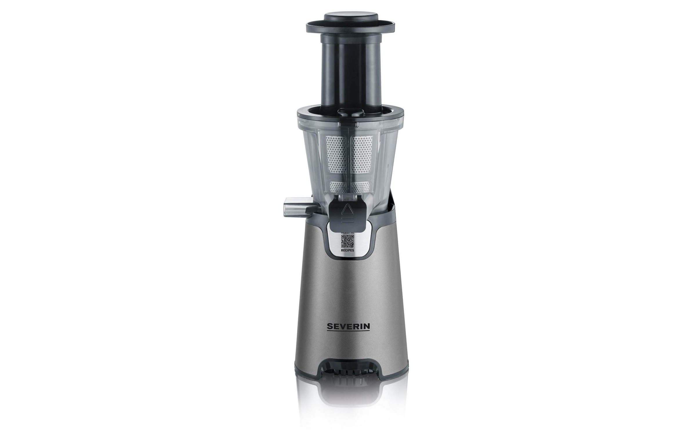 Severin Slow Juicer »Slow Juicer ES 3571« 150 W Anti-Rutsch-Füsse, Reinigungsbürste, Saftauffangbehälter, Siebeinsatz