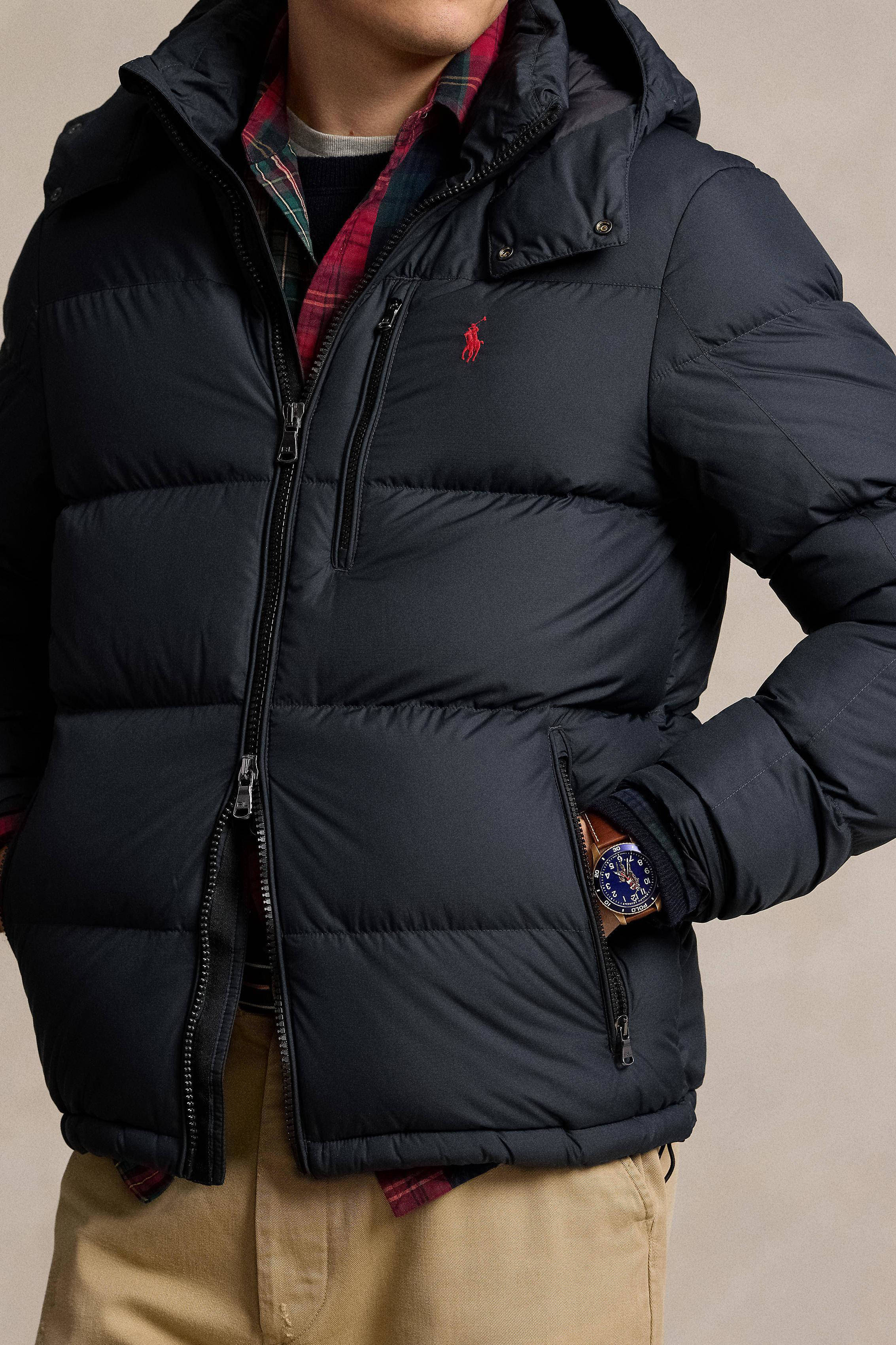 POLO Ralph Lauren gewatteerde jas zwart
