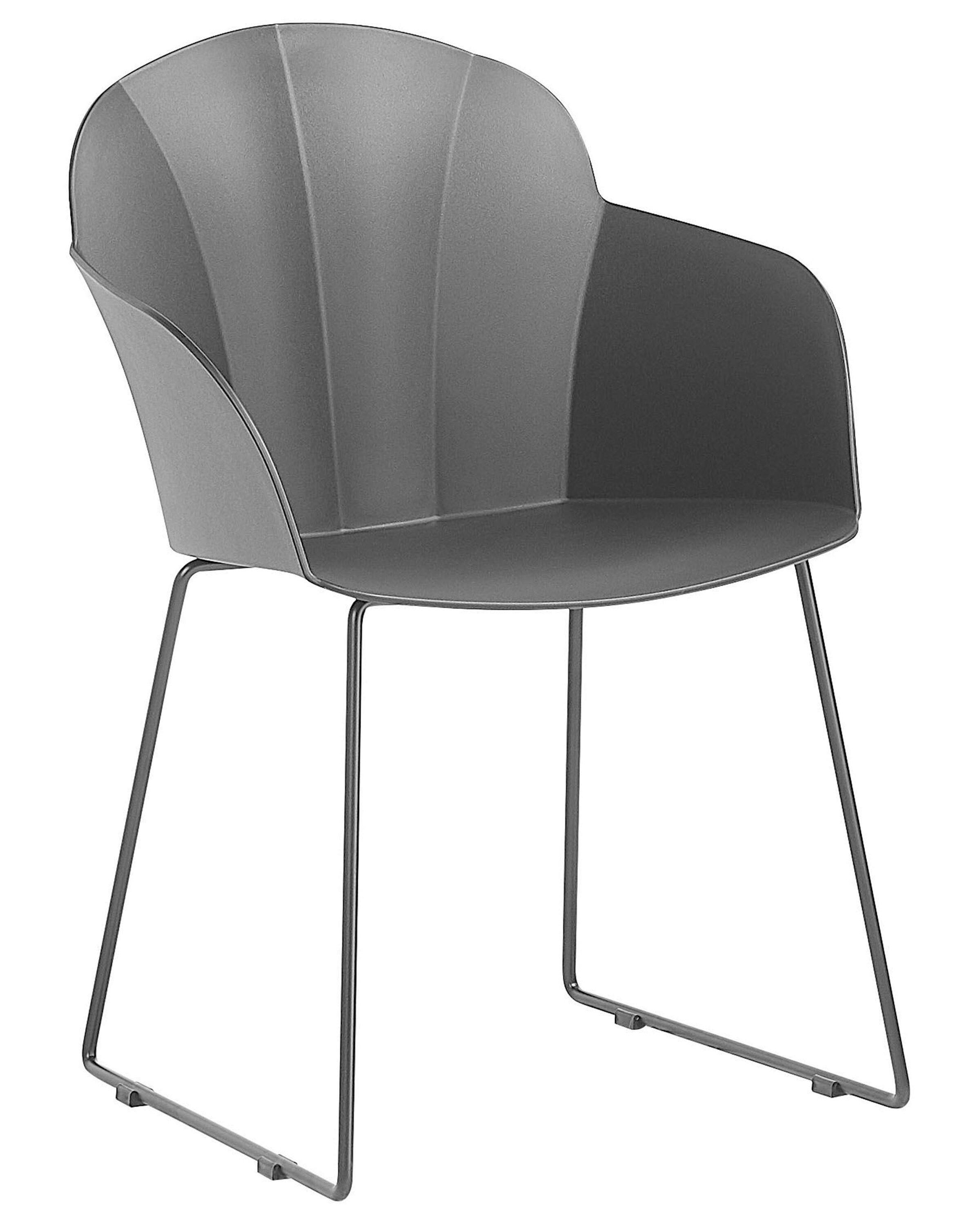 Set van 2 eetkamerstoelen SYLVA Zwart