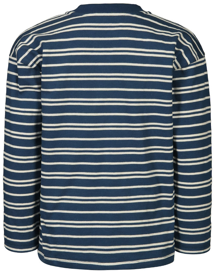 Langarmshirt ICE HOCKEY DAY gestreift in true navy