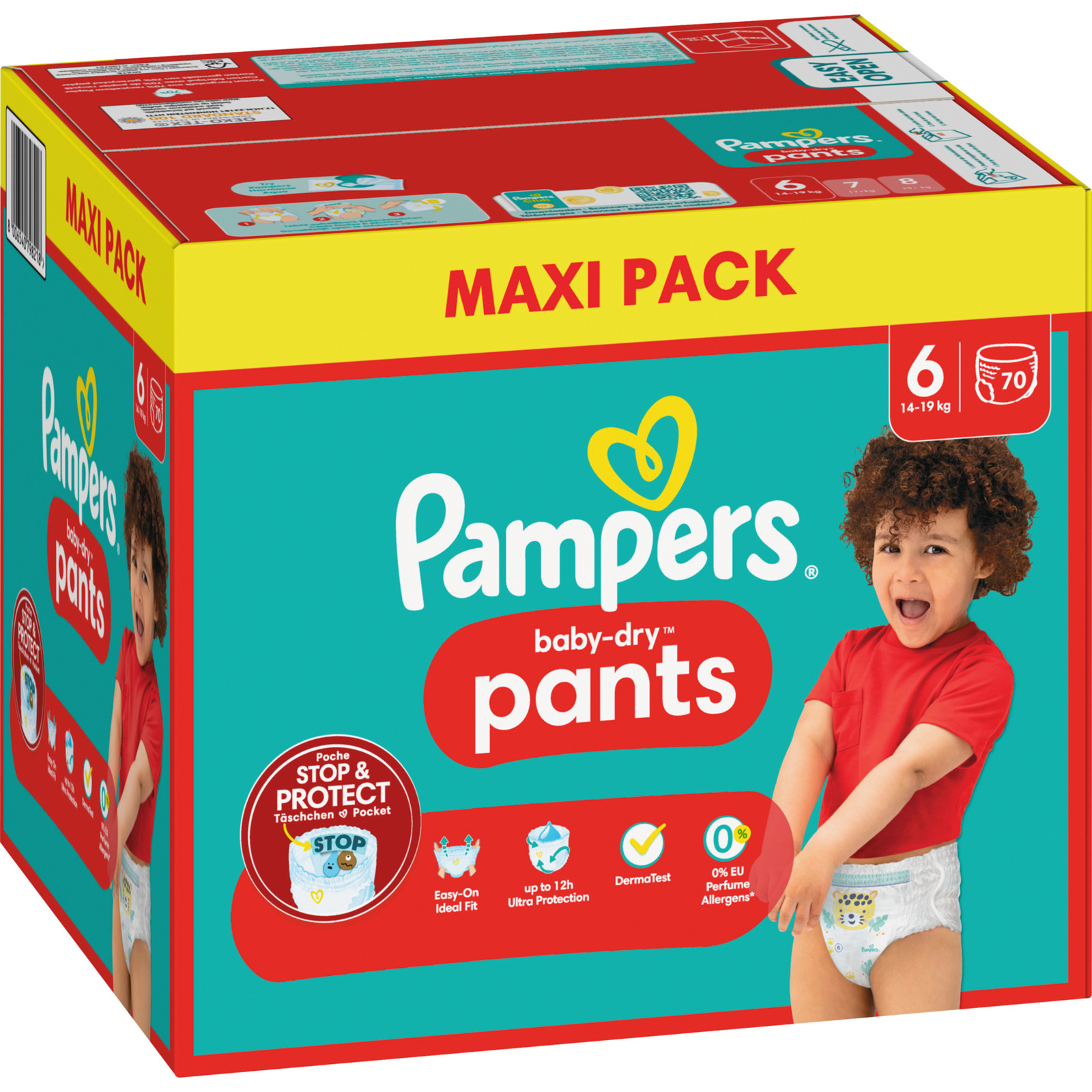 Pampers Baby Dry Pants Gr. 6 13-18 kg Maxi Pack 70 Stück