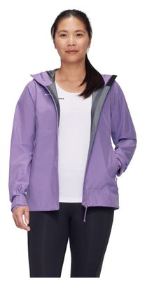 Veste Imperméable Mammut Alto Light Hs Hooded Violet Femme
