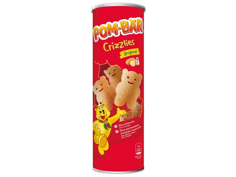 Pom-Bär Chips Crizzlies Original 150 g Kartoffelchips in Bärenform