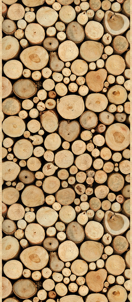Panel POP.UP - Holz - beige-braun - 2,50 Meter