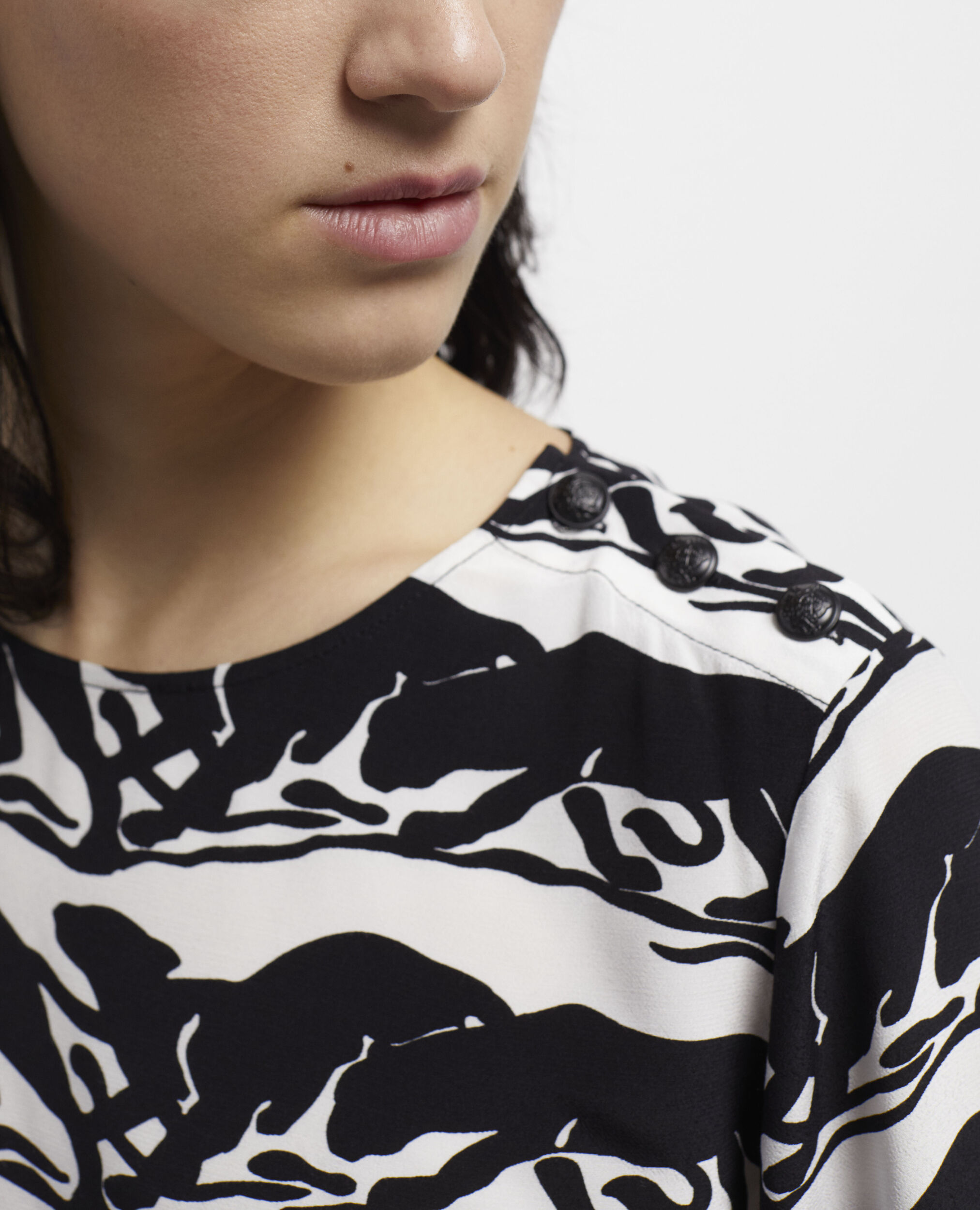 Blouse imprimé panthère