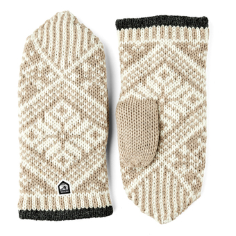 Hestra Nordic Wool Fausthandschuhe Beige / Ooffwhite