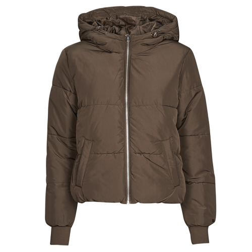JDY - JDYNEWERICA SHORT HOOD JACKET OTW - Marron