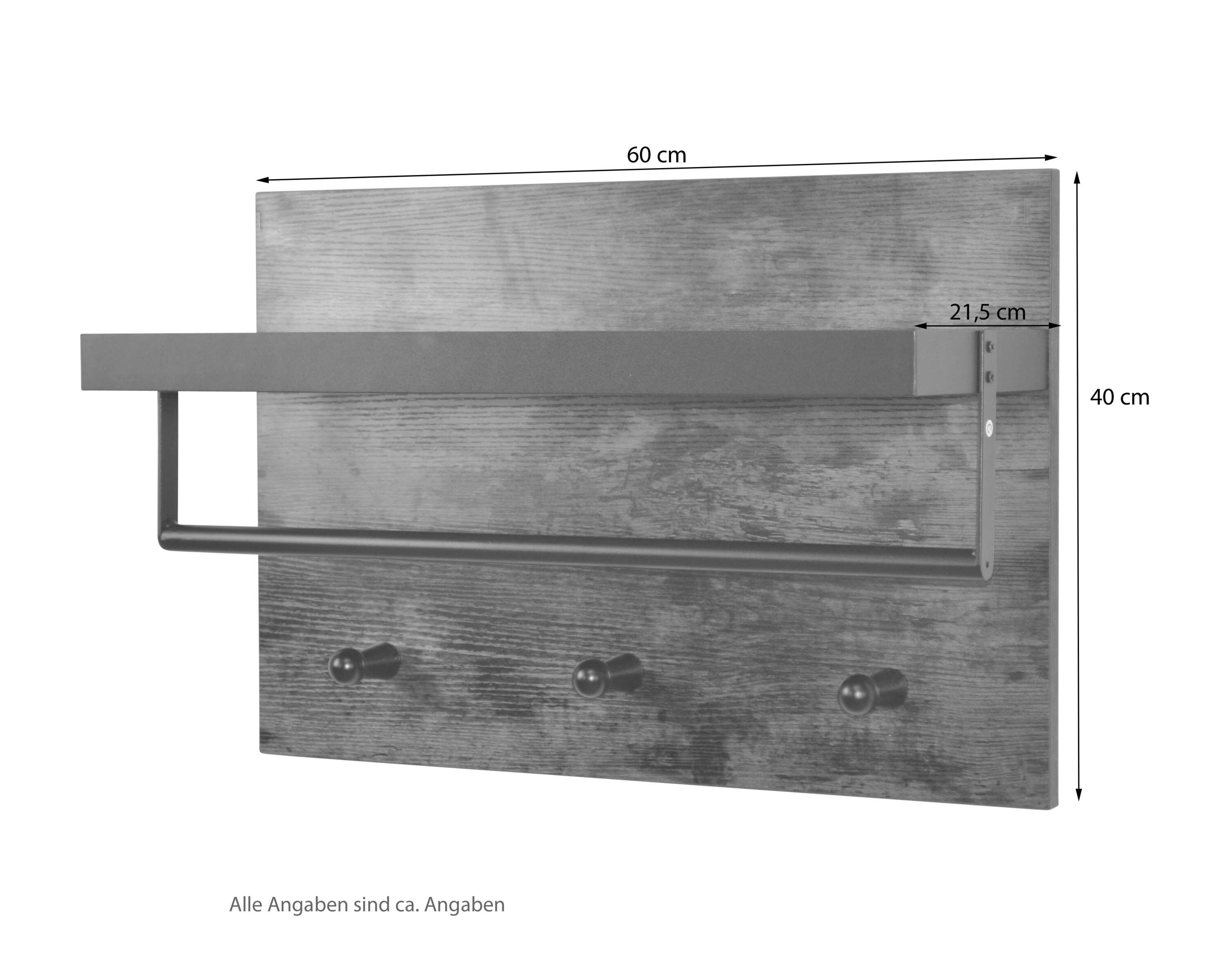 möbel direkt online Wandgarderobe Carola