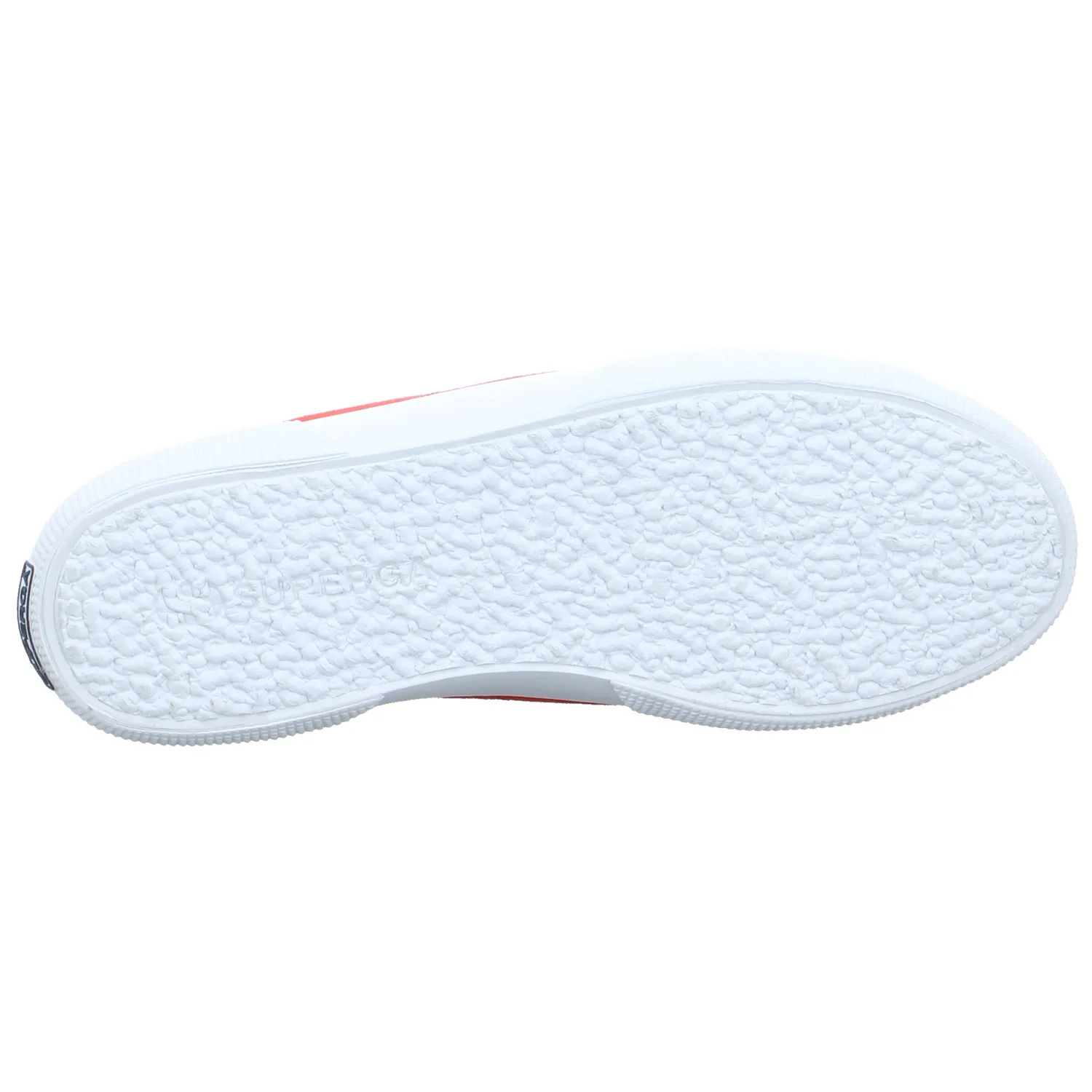 SUPERGA Sneaker Rot Textil  mit superleichter Laufsohle