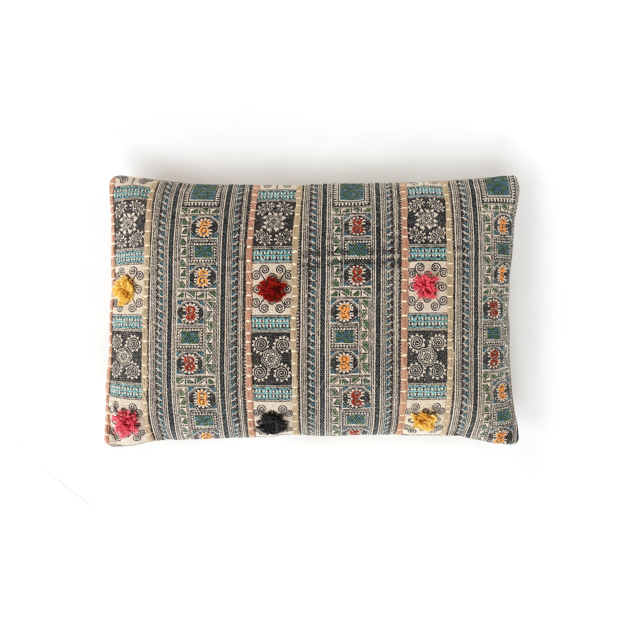 Kissen 'Ajisha' multicolor, B 60 cm, H 40 cm von fischer's lagerhaus