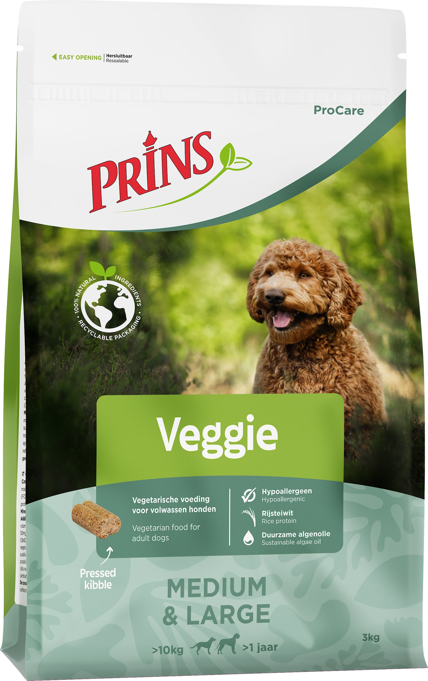 Prins hondenbrokken Procare Veggie adult rijst 3 kg
