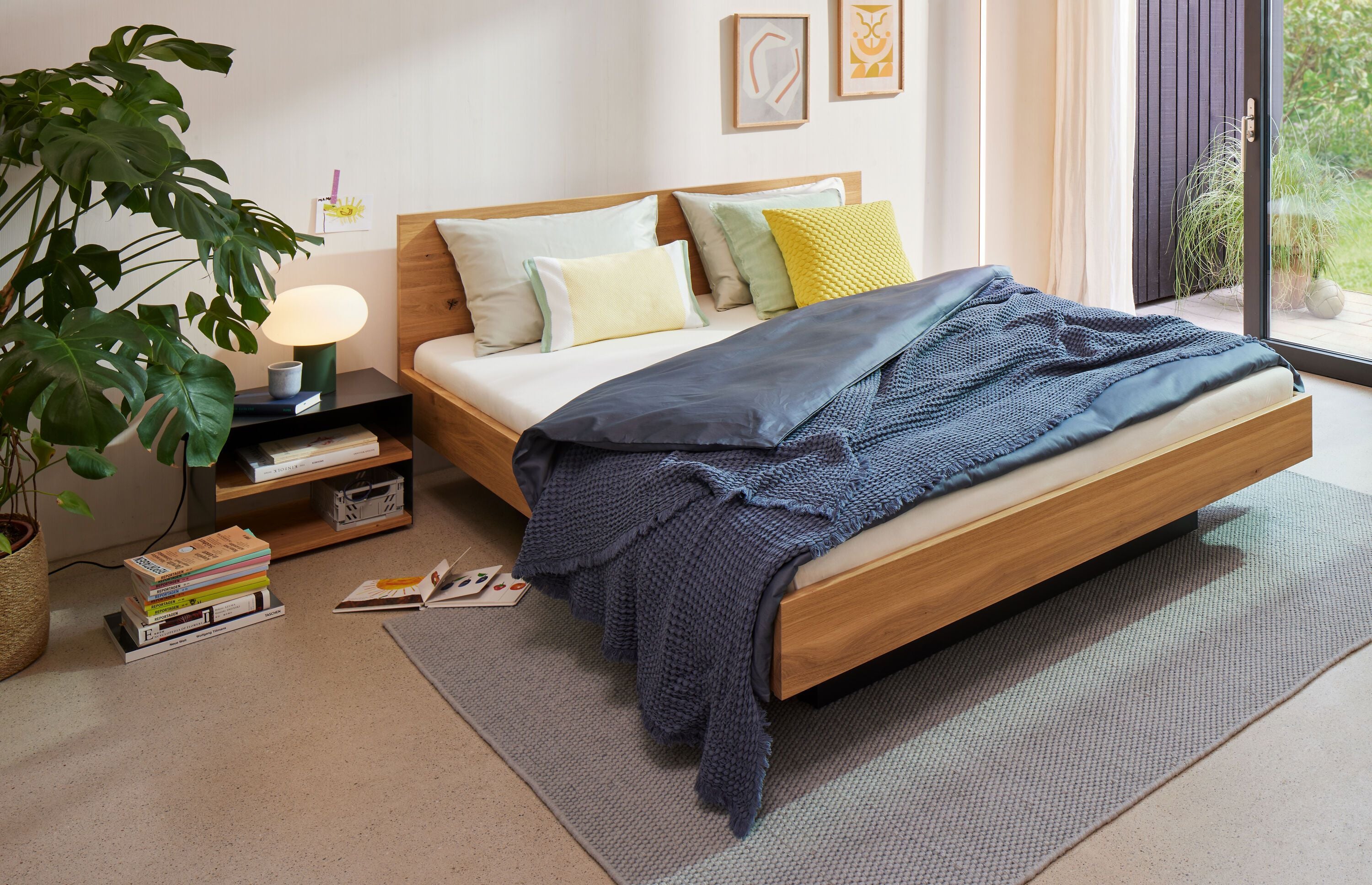 BRIX II Bett - Eiche / B: 160.0 cm x T: 200.0 cm