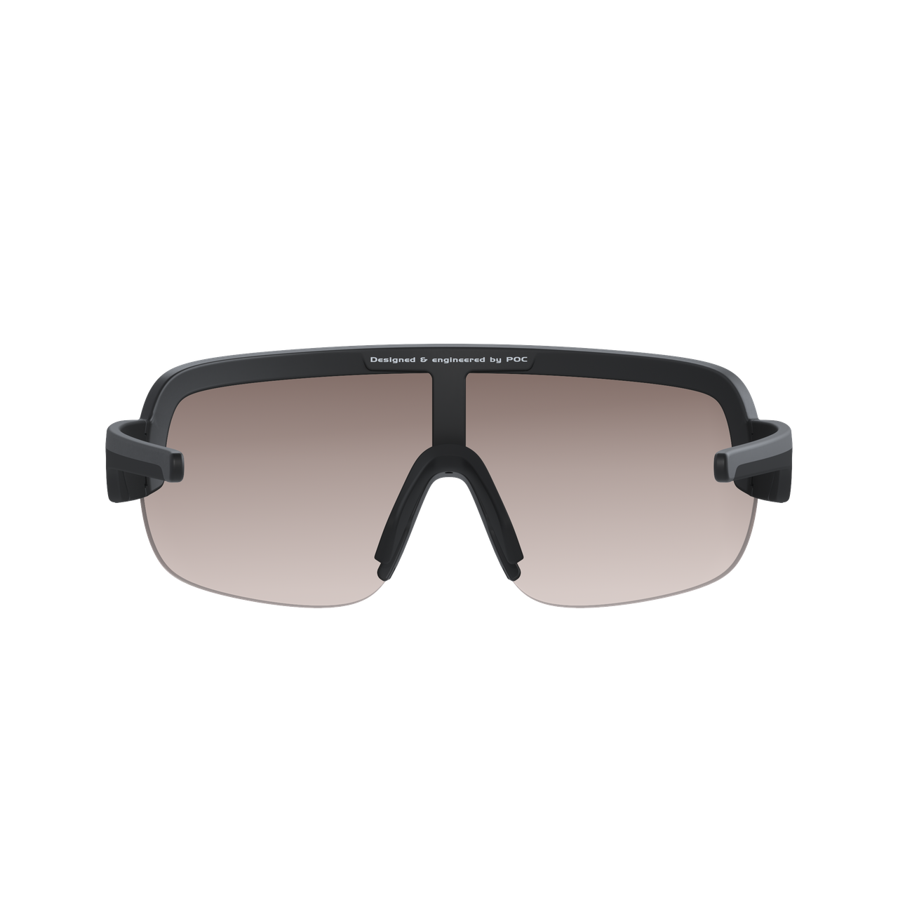 POC Aim Cykelbriller Uranium Black Clarity Trail Silver Mirror
