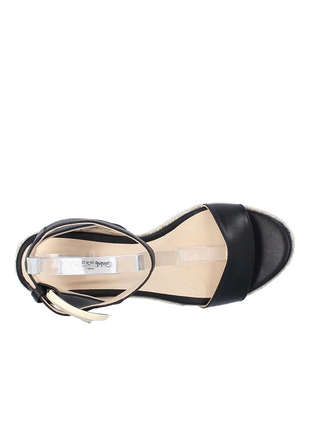SANDALE TOLBIAC CUIR NOIR